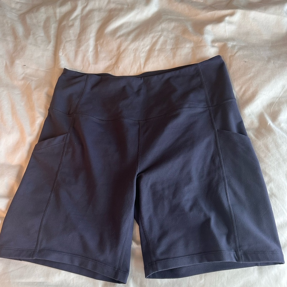 Zella purple bike shorts XL